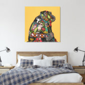 Toile amour chimpanzé (Insitu(Chambre))