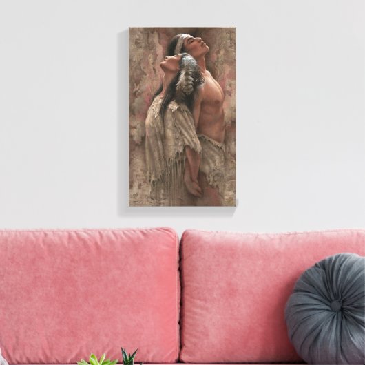 Toile Amour couple (Insitu(Salon))