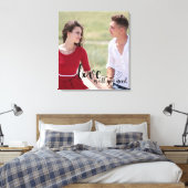 Toile Amour | Couple superposition de texte | Créez votr (Insitu(Chambre))