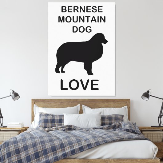 Toile amour de bernois (Insitu(Chambre))