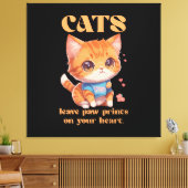 Toile amour de chat mignon (Insitu(Salon))