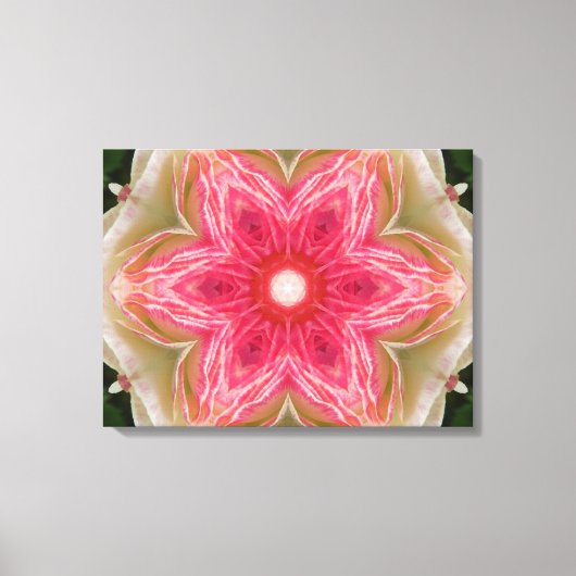 Toile Amour de la fleur intérieure Mandala (Recto)