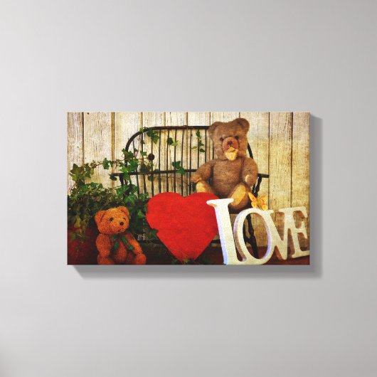 Toile Amour de Teddy (Recto)