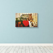 Toile Amour de Teddy (Insitu (Plancher de Bois))
