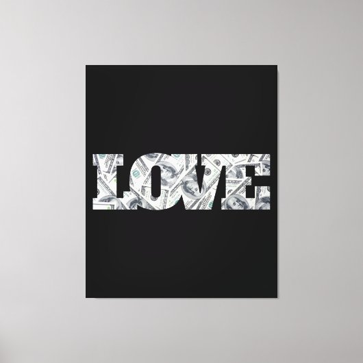 Toile Amour Et Mur Argent (Recto)