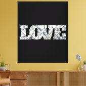 Toile Amour Et Mur Argent (Insitu(Salon))