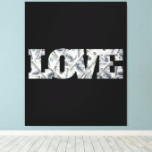 Toile Amour Et Mur Argent (Insitu (Plancher de Bois))