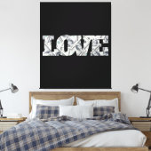 Toile Amour Et Mur Argent (Insitu(Chambre))