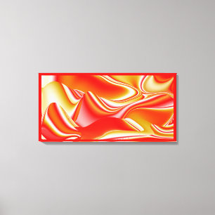 Toile Amour et Or Abstrait 3D Rainbowart