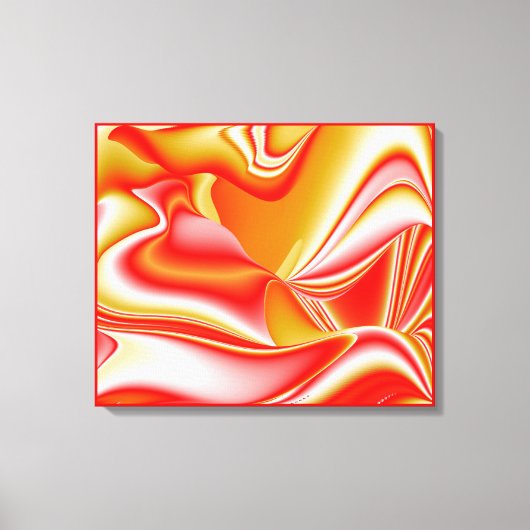Toile Amour et Or Abstrait 3D Rainbowart (Recto)