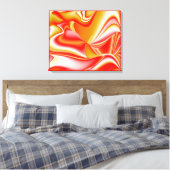 Toile Amour et Or Abstrait 3D Rainbowart (Insitu(Chambre))