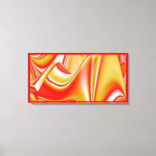 Toile Amour et Or Abstrait 3D Rainbowart