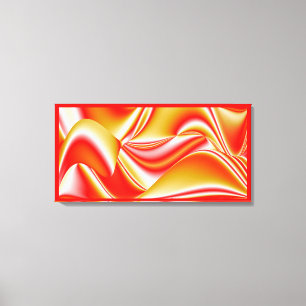 Toile Amour et Or Abstrait 3D Rainbowart