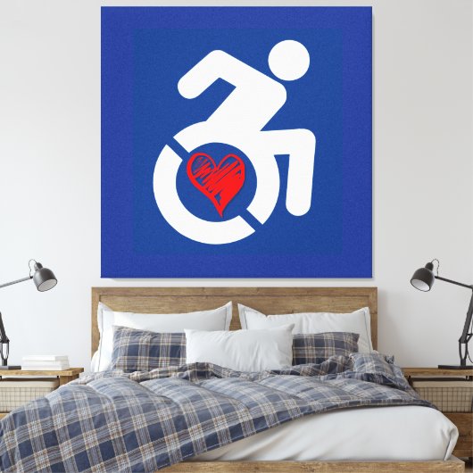 Toile Amour Handicap (Insitu(Chambre))