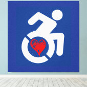 Toile Amour Handicap (Insitu (Plancher de Bois))