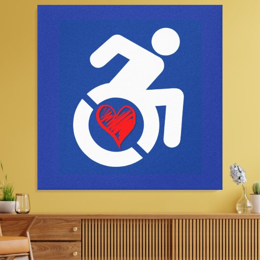 Toile Amour Handicap (Insitu(Salon))