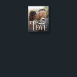 Toile Amour Moderne Monogramme Photo de mariage personna<br><div class="desc">Transformez votre photo de mariage ou de fiançailles préférée en une superbe pièce d'art mural avec cette toile personnalisée Modern Love avec monogramme de couple et photo de mariage personnalisée. Conçue avec des lignes épurées, une typographie moderne et douce, et un monogramme sophistiqué, cette toile transforme votre moment spécial en...</div>