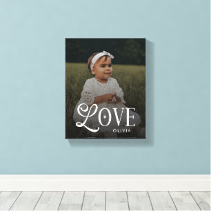 Toile Amour Moderne Personnalisé Nouvelle Photo de Bébé