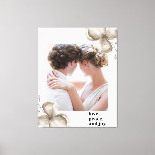 Toile amour paix