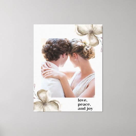 Toile amour paix (Recto)