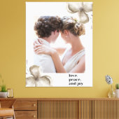 Toile amour paix (Insitu(Salon))