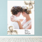 Toile amour paix (Insitu (Plancher de Bois))