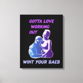 Toile Amour s'entraîner (Recto)