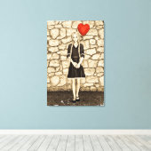 Toile Amour vintage (Insitu (Plancher de Bois))