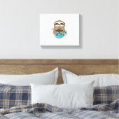 Toile Amoureux De Café Chibi Sloth - Cute Kawaii Sloth H (Insitu(Chambre))