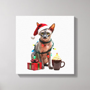Toile Amoureux des animaux de compagnie Chat Sphynx mign