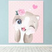 Toile Amoureux des chats | Cute Little Kittens (Insitu (Plancher de Bois))