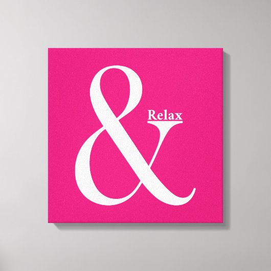 Toile Ampersand Et Relax (Recto)