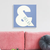 Toile Ampersand Relax Minimaliste (Insitu(Salon))
