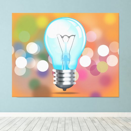 Toile Ampoule incandescente (Insitu (Plancher de Bois))