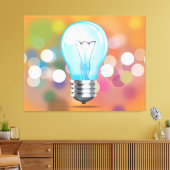 Toile Ampoule incandescente (Insitu(Salon))