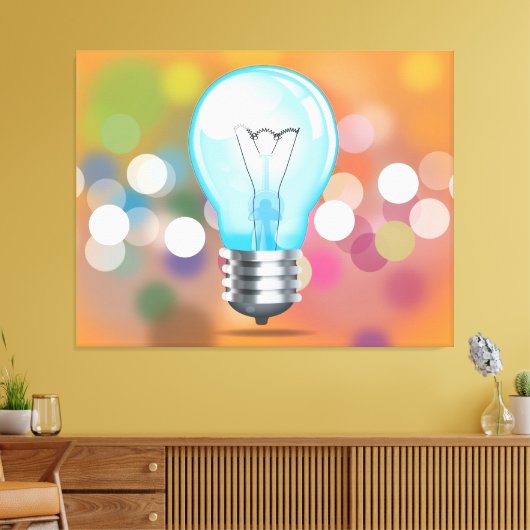 Toile Ampoule incandescente (Insitu(Salon))