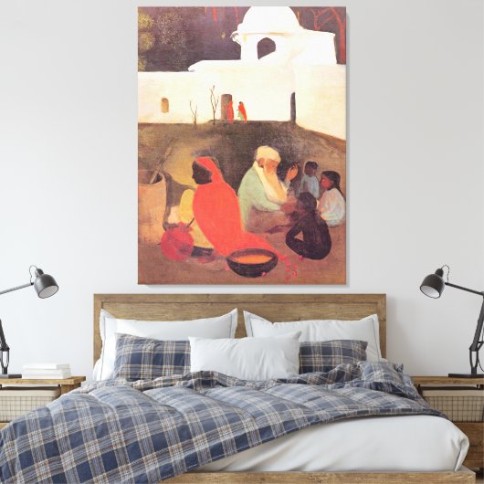 Toile Amrita Sher-Gil - Ancienne conteuse, art (Insitu(Chambre))