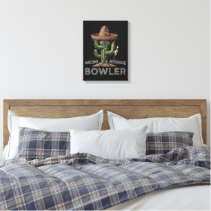 Toile Amusement de quilleur pas moyen