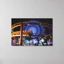 Amusement familiale sur la jetée de Santa Monica