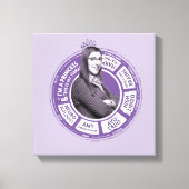 Toile Amy Farrah Fowler - Graphique d'informations (Recto)