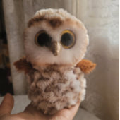 Toile An Owl's Echo: Autumn's Guardian