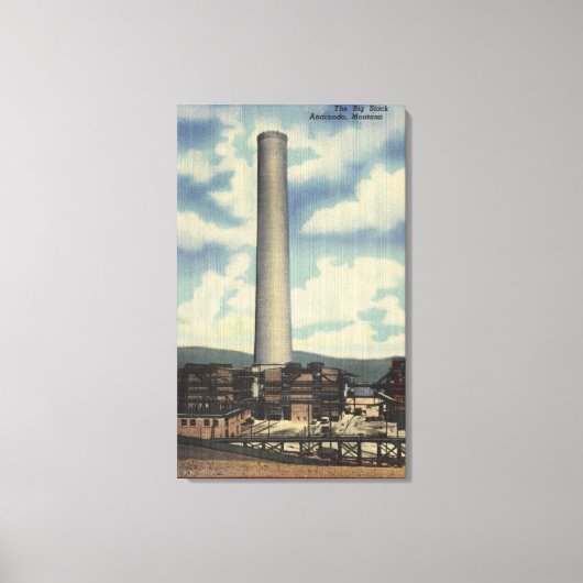 Toile Anaconda, Montana - Fonderie de Washoe (Recto)