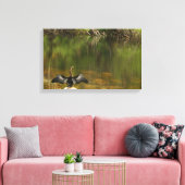 Toile Anahinga dans les Everglades (Insitu(Salon))
