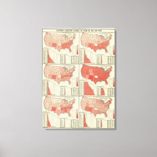 Toile analphabétisme depuis plus de 10 ans (Recto)