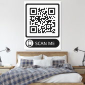 Toile Analyser mon code QR marketing (Insitu(Chambre))