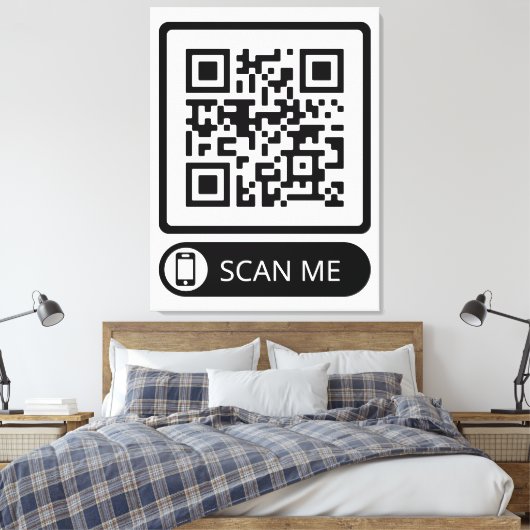 Toile Analyser mon code QR marketing (Insitu(Chambre))