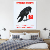 Toile Analyste en intelligence d'affaires Crow (Insitu(Chambre))