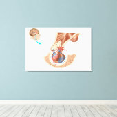 Toile Anatomie De La Glande Pituitaire (Insitu (Plancher de Bois))