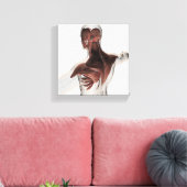 Toile Anatomie Des Muscles Masculins Dans Le Corps Supér (Insitu(Salon))