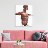 Toile Anatomie Des Muscles Masculins Dans Le Corps Supér (Insitu(Salon))